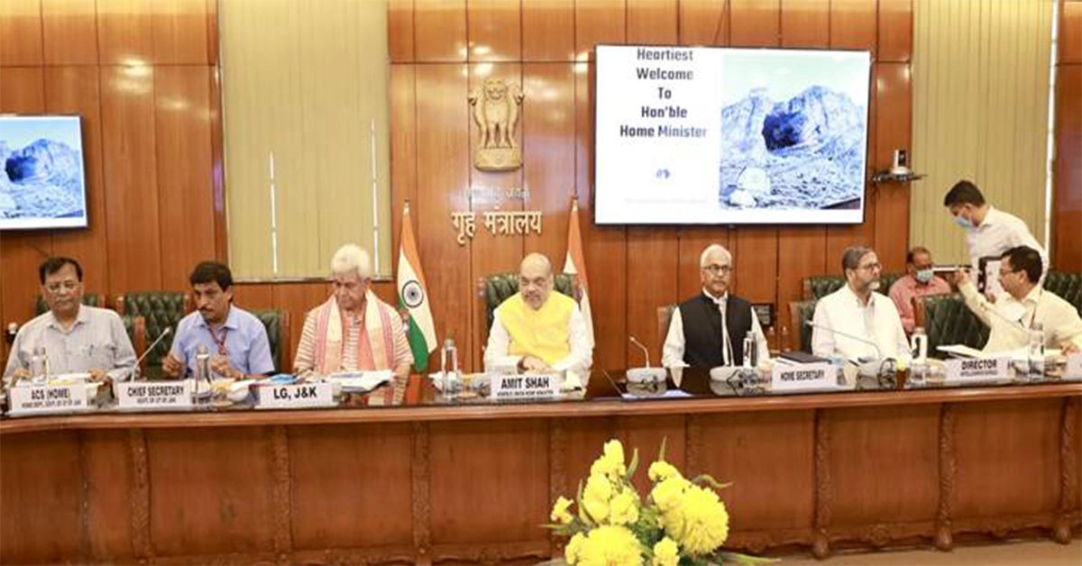 Home Minister Amit Shah reviews preparations for Amarnath Yatra in a high level meeting