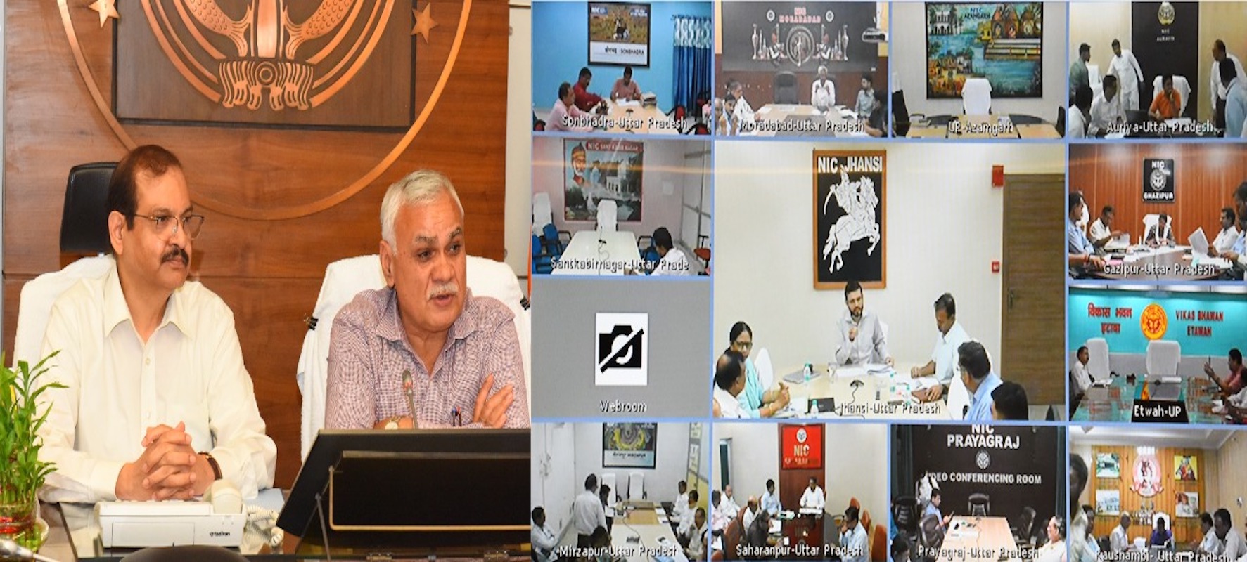 Chief Secretary reviewed with all the Divisional Commissioners and District Magistrates through video conferencing