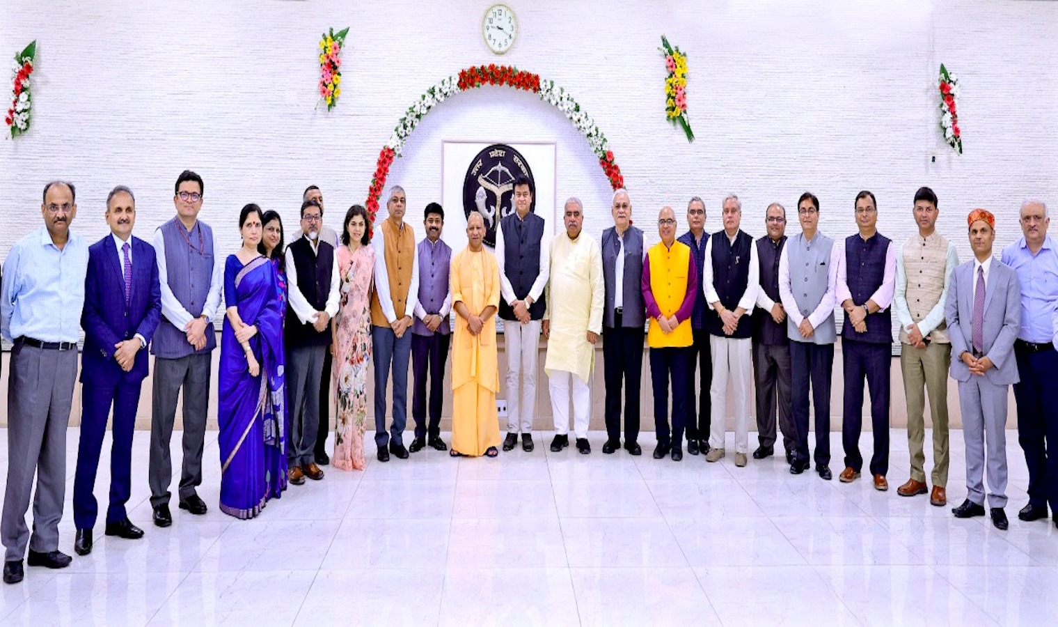 Indian Ambassadors posted in 15 countries met Chief Minister Yogi Adityanath