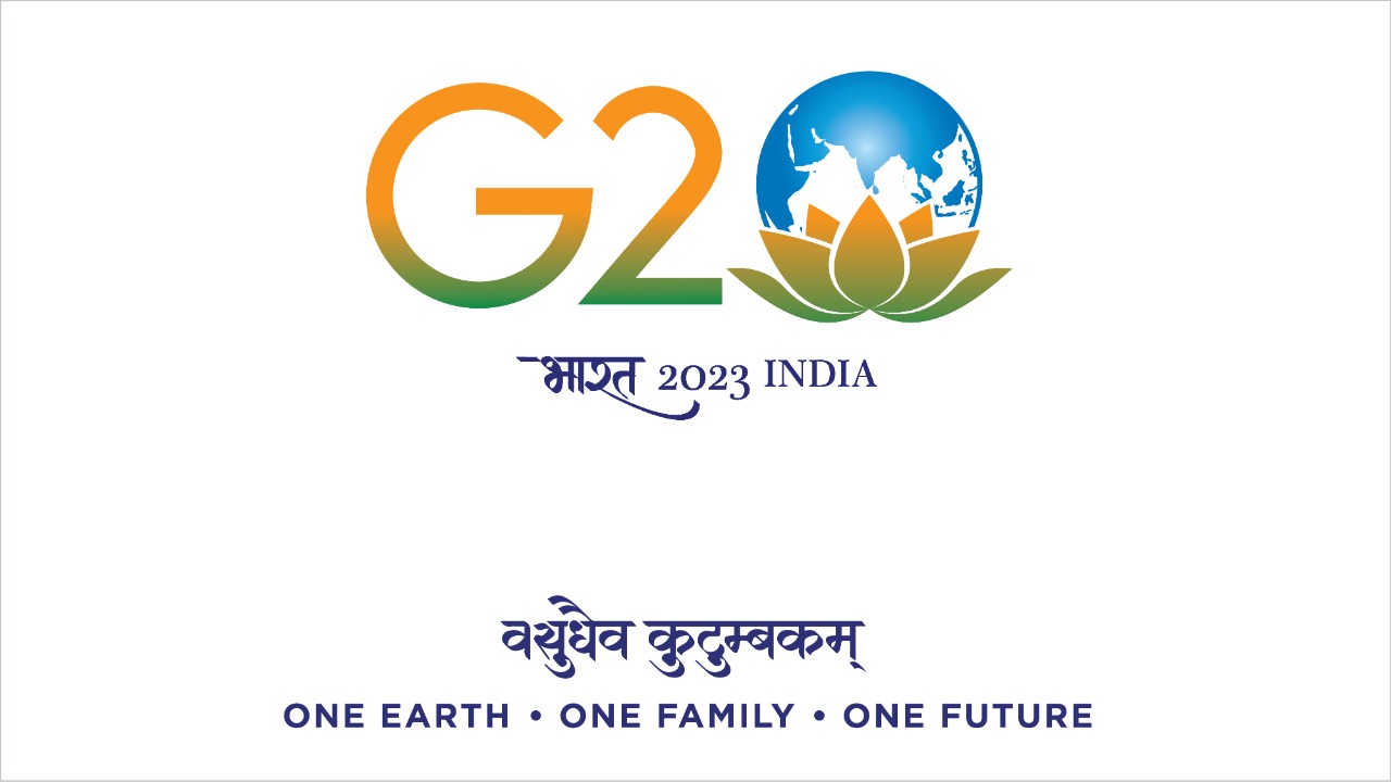 Prime Minister Narendra Modi unveils the logo and theme of the G-20 presidency