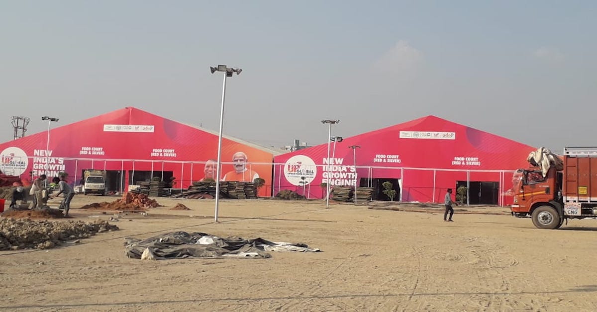 Preparations for the Global Investors Summit in Lucknow