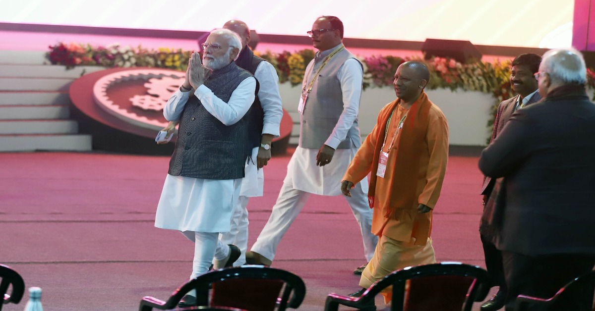 Prime Minister Narendra Modi inaugurated the UP Global Investors Summit-2023